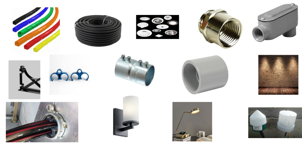 Electrical house wiring parts name